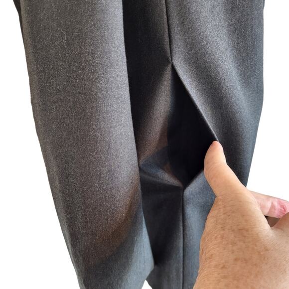 Vtg Lafayette 148 New York Bloomingdales Long Wool Blend One Button Jacket Sz 4 - Picture 5 of 10